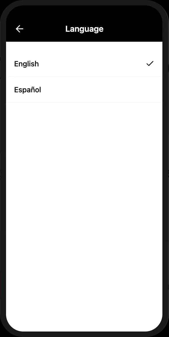 25+ language options for restaurant QR menu