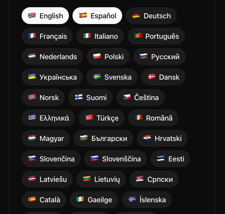 Sell to tourists in their language